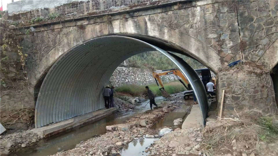 如何正确安装拼装金属波纹涵管、镀锌波纹涵管